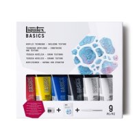 리퀴텍스 베이직 아크릴물감 테크니컬 BUILDING TEXTURE 세트 LX3699305