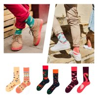 짝짝이 패턴 AB SOCKS 언발란스 양말