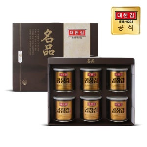 대천김 곱창김 캔김 30g × 6캔