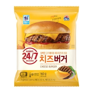 사조 치즈 버거 160g