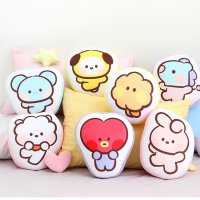 BT21 미니니 소프트쿠션 인형 - 치미 타타 알제이 망 쿠키 슈키 코야