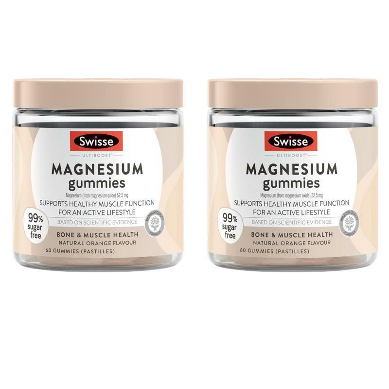 [해외직구] 호주직구 스위스 마그네슘 60구미 2팩 Swisse Magnesium