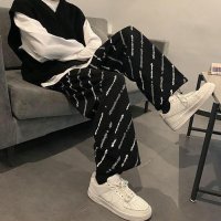 Streetwear Wide Oversize Pants for Men Harajuku Casual Sport Sweatpants Joggers Skateboard Pants Let