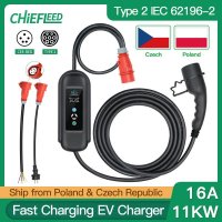 가정용 전기차 충전기 EV 유형 2 3 상 11KW 380V 전기 자동차 제어 레벨