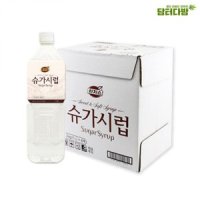 제이큐 조미료 동서식품 리치스 슈가시럽 1 5L 1BOX 6개입