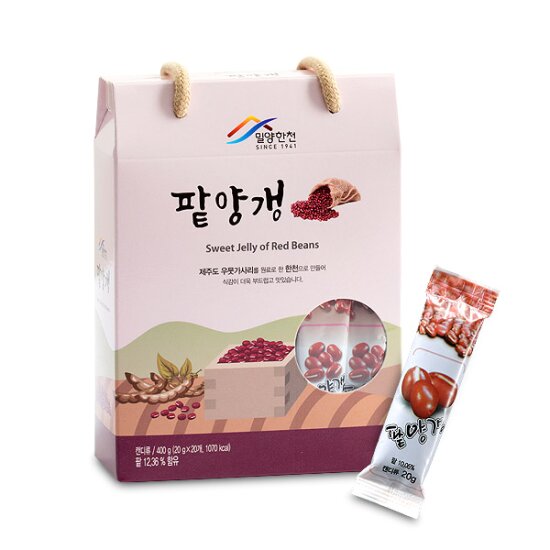 밀양한천 팥 양갱