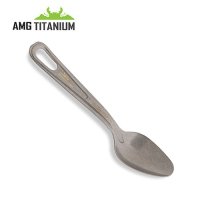 에이엠지티타늄 티탄 스푼 구형 숟가락 캠핑용품 백패킹 AMG TITANIUM