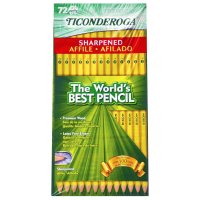 TICONDEROGA 연필 72개입 2 HB 지우개 부착 13972 143437