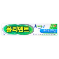 GSK 폴리덴트 의치부착재 내추럴 무향 70g x 1개 틀니부착재