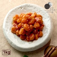 순창문옥례식품 고추장 마늘장아찌 1kg 밀폐용기