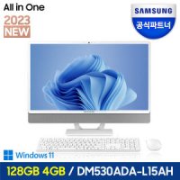 삼성전자 올인원PC DM530ADA-L15AH NVMe 128GB RAM 4GB 일체형 인강용 사무용 가정용