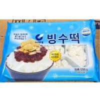 팥빙수용 조각찹쌀떡200g 작은빙수떡 토핑용 뷔페 업소용