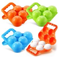 스노우 3Pcs Snowball Maker 5 In 1 Portable Snow Toys Fight Winter Tool With Handle