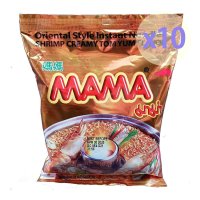 MAMA 마마 똠양꿍 새우 크리미 오리엔탈 봉지 라면 55g X 10개 Mama Oriental Style Noodles Tom Yum Flavor