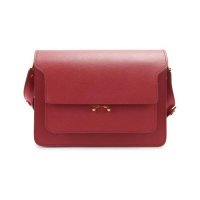 마르니 Trunk Bag in smooth calfskin RUBY