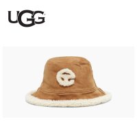 어그 UGG X TELFAR 콜라보 버킷햇 고트스킨 양털