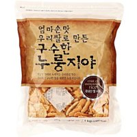 바른들식품 엄마손맛 우리쌀로 만든 구수한 누룽지야 1kg 1개