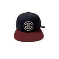 스투시 스투시모자 STUSSY Link Snapback Hat Maroon New