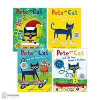 영어원서 Pete the Cat 픽쳐북 4종 세트 Paperback CD없음