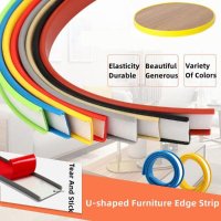 의자부품 셀프 접착 U 자형 엣지 밴딩 스트립 가구 베니어 헤밍 씰 테이프 캐 가구부속품