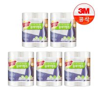 3M 일회용 레이온 원데이행주 롤타입 60매x2Roll 5개 총 600매