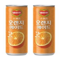 롯데칠성 델몬트 스퀴즈 오렌지에이드 캔240ml 30입