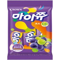 크라운제과 마이쮸 포도맛 3번들 132g