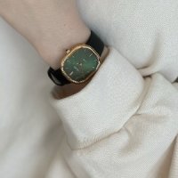 벤앤쿠 Louise-Gold Vintage Green unisex leather