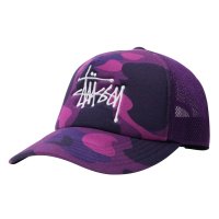 SS22 스투시x베이프 캡 BAPE x Stussy Trucker Cap