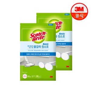 3M 베이직 전동 물걸레 청소포 원형 210mm 60매