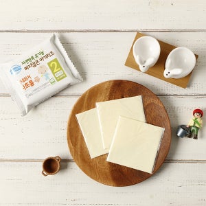 동원 덴마크 자연방목 유기농 짜지않은 아기치즈 2단계 170g x 10개 (100매)