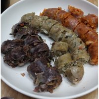 1+1 3가지맛 전통 모둠 순대세트 두부 고기 김치 450g 총900g 술안주 혼밥