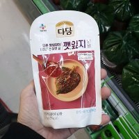 CJ 씨제이 다담 깻잎지 양념 150G