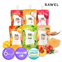 RAWEL 로엘 팅글 곤약젤리 1박스 130g x 10팩 6가지맛 복숭아 머스캣 애플망고 제주감귤 석류 요구르트