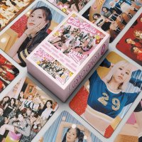 55 개 대 Kpop 두번 ITZY MAMAMOO IU IVE Lomo 카드 새로운 사진 앨범 고품질 Photocard