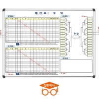 칠판박사 일반형 1200x900 스포츠점수판 대진표 도안칠판 화이트보드  탁구대진표 1200X900  알루미늄