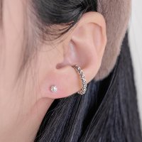 포스트루드 볼링 이어커프 BALL RING EARCUFF