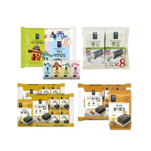 청정원 바사삭 도시락 김 4종 골라담기