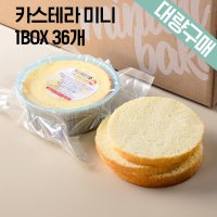 대량구매 케이크시트 카스테라 초코시트 1BOX 미니 36EA 케익만들기 슬라이스 선택가능