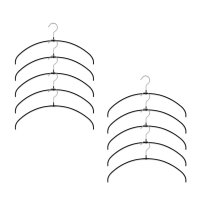 마와 논슬립 옷걸이 이코노믹라이트 40/PT  블랙  10개입