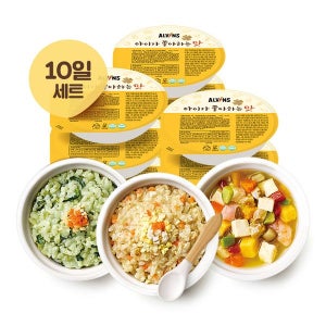 [엘빈즈] 엘빈즈 이유식 추천 식단(10일)/다짐육외 전제품 할인전