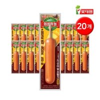 롯데푸드 의성마늘 프랑크 녹찐 치즈 햄꼬지 65g 20개