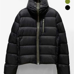 구스 다운 지퍼 후드 패딩 점퍼 outer 하이퀄리티 [스트릿 편집샵 람스]