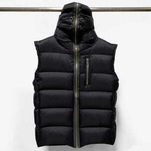 구스 다운 지퍼 후드 패딩 vest 조끼 점퍼 outer 하이퀄리티 [스트릿 편집샵 람스]