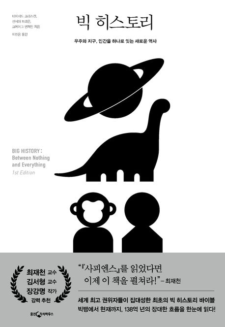 빅 히스토리 (우주와 지구, 인간을 하나로 잇는 새로운 역사) 표지