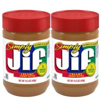 Jif 심플리 땅콩버터 Simply Creamy Peanut Butter Spread 440g 2팩