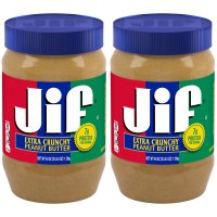 Jif 지프 엑스트라 크런치 땅콩 버터 Extra Crunchy Peanut Butter 1 13kg 2팩