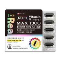 더리얼 멀티비타민 미네랄 맥스 1300 1300mg × 90캡슐