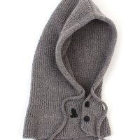 [유니버셜 케미스트리]Wool Knit Gray Open Balaclava 바라클라바