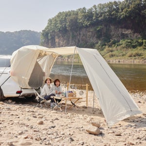 [불스원] 캠크루 캠핑용품 차박 텐트 앞가림막 블라인드